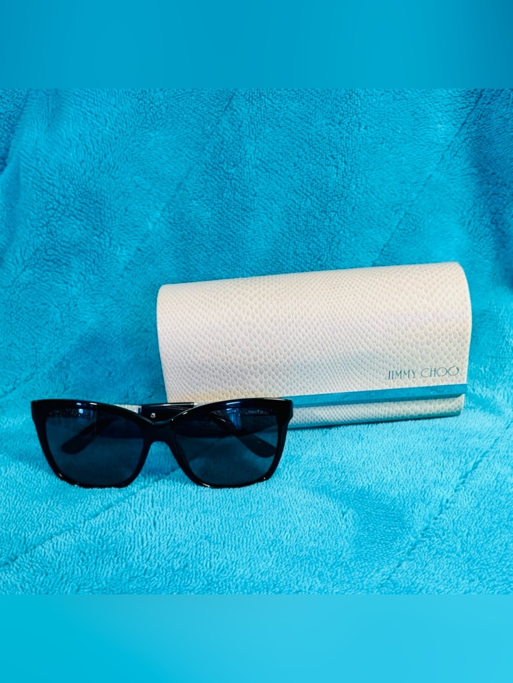 🕶️🪩 Chic Black Sunglasses by Jimmy Choo